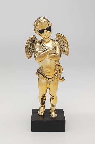 Kare Design Deko Figur Cool Angel, Gold, Deko Objekt, Engels Motiv, 29x12x9 cm (H/B/T) im Sale